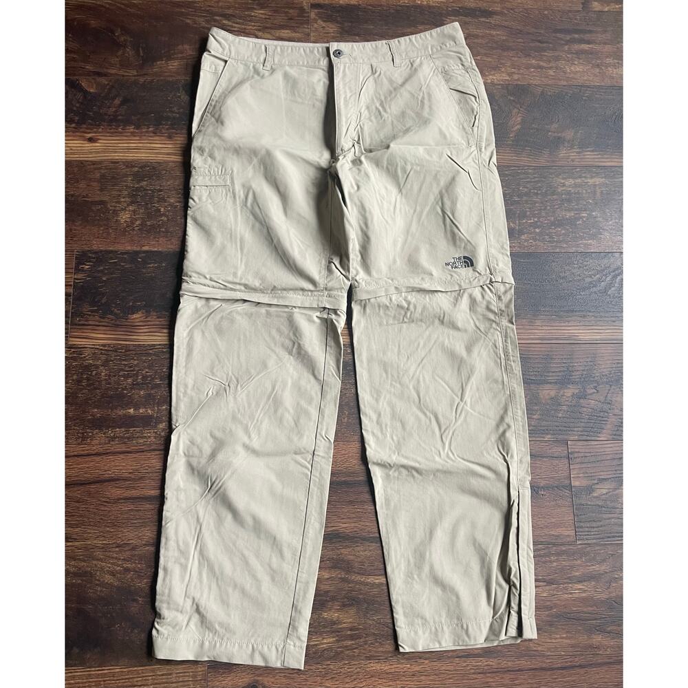 The North Face Men’s Pants Convertible Zip Off  Ripstop Nylon 34 Cargo Hiking